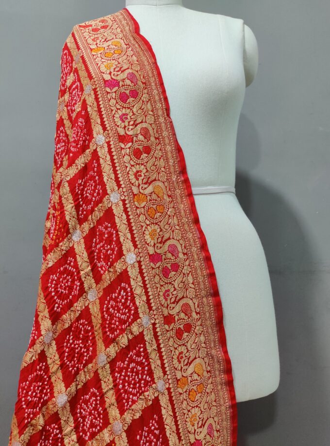 Exclusive Red Garchoda Dupatta