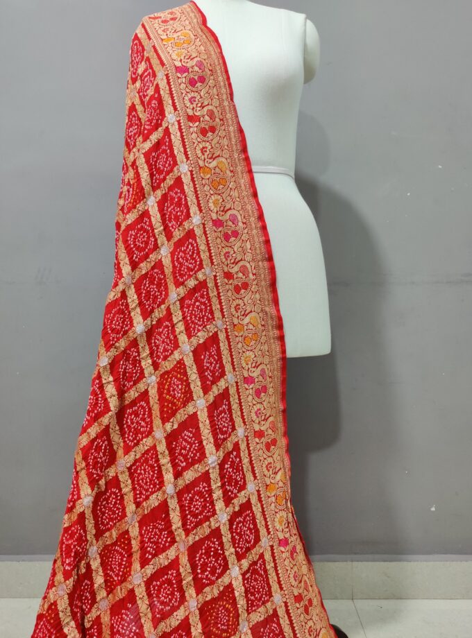 Exclusive Red Garchoda Dupatta