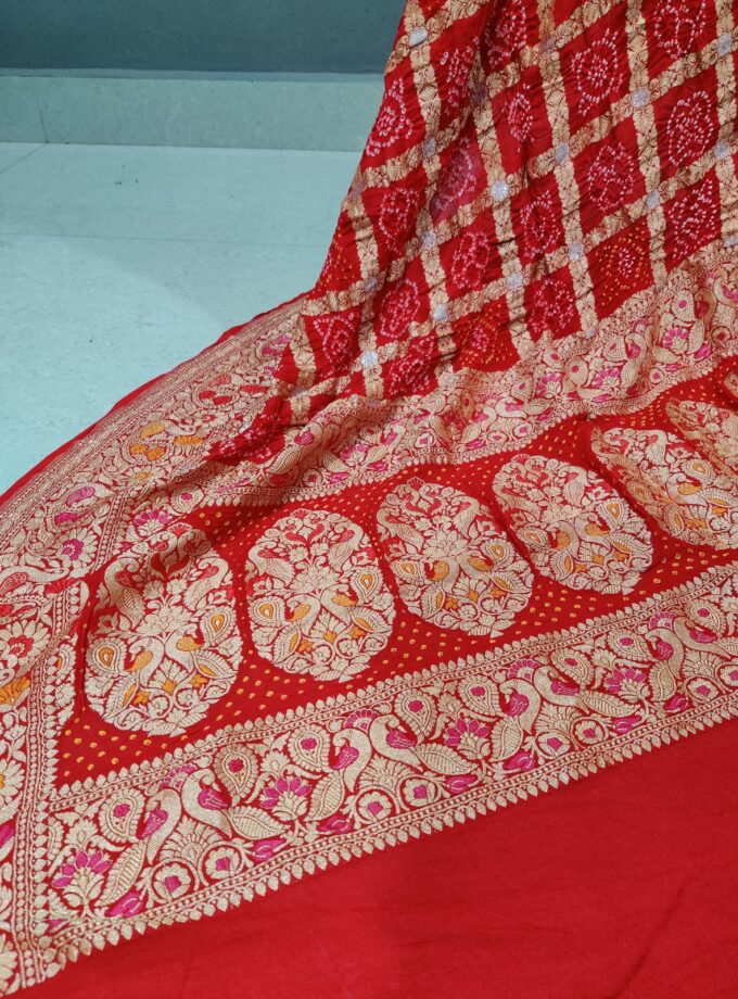 Exclusive Red Garchoda Dupatta