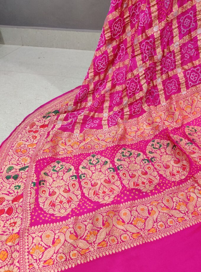 Exclusive Pink Garchoda Dupatta