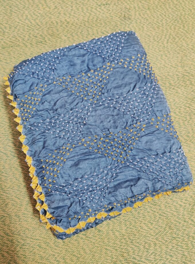 Grey Gajji Silk Fabric