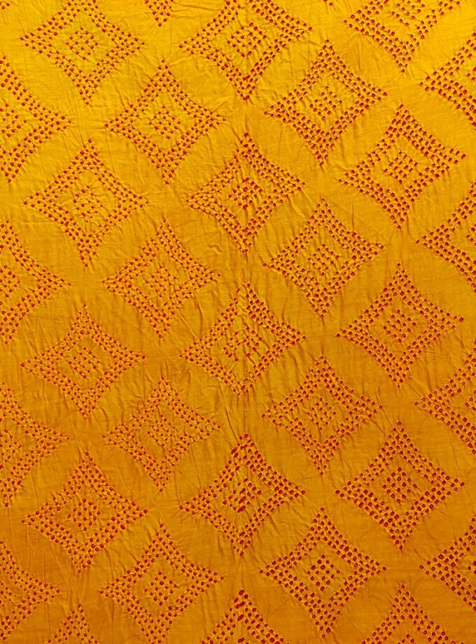 Yellow Gajji Silk Fabric